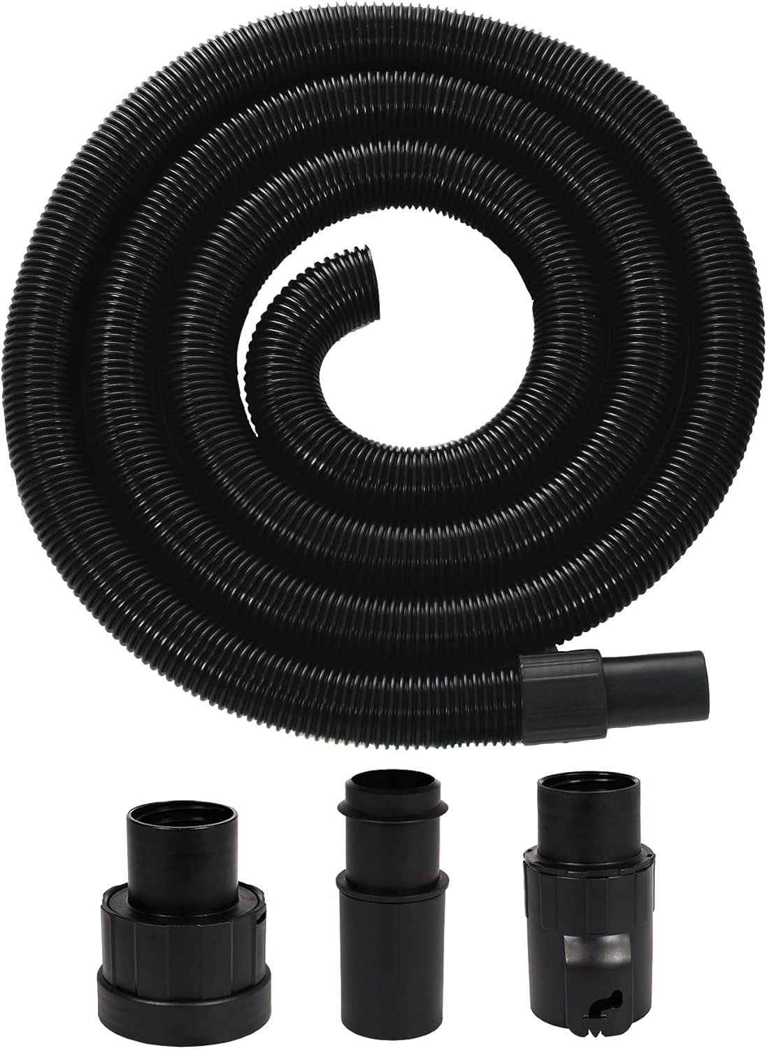 Tubo di aspirazione originale Einhell per aspirapolvere/aspiraliquidi (lunghezza 3 m, incluso adattatore di collegamento per tutti gli aspirapolvere/aspiraliquidi Einhell, in plastica dura)