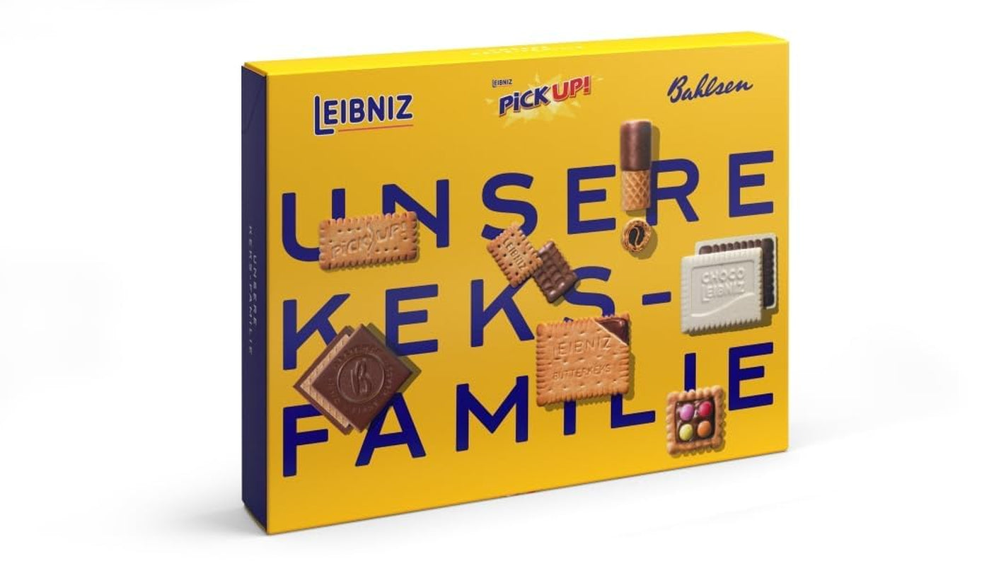 Bahlsen La nostra famiglia di biscotti, confezione da 9, mix di biscotti con 7 varietà croccanti di biscotti al cioccolato (9 x 280 g)