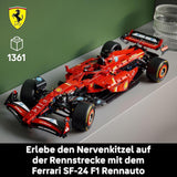 LEGO Technic Auto da corsa Ferrari SF-24 F1 - Modellino di auto per adulti - Set da collezione Formula 1 - Motore V6, cambio, sterzo e DRS in scala 1:8 - Regalo per gli appassionati di sport motoristici e auto da corsa 42207 Set di costruzione Beuche den LEGO-Store