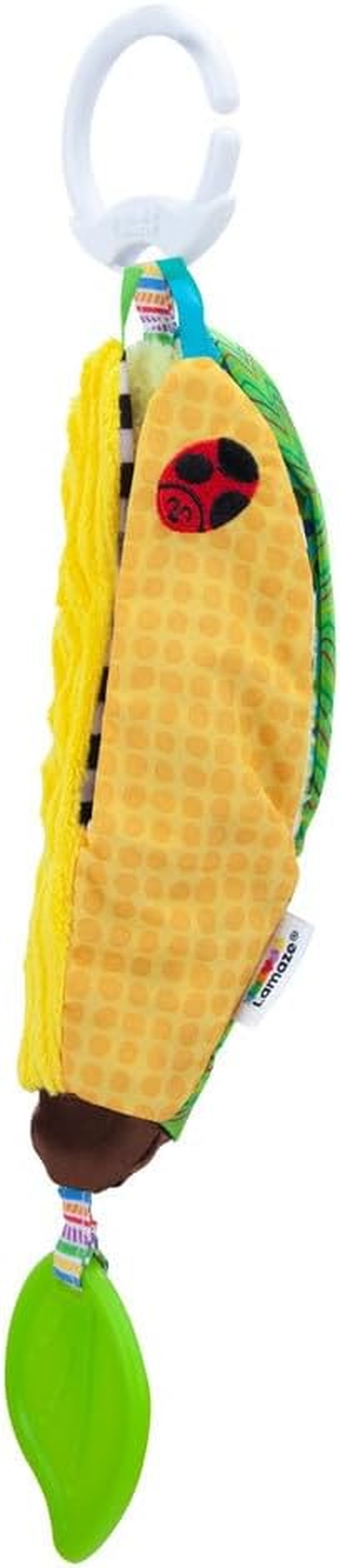 LAMAZE Bea the Banana, Passeggino con clip e Passeggino per neonato, Giocattolo sensoriale per bambini con colori e suoni, Giocattolo per lo sviluppo per ragazzi e ragazze da 0 a 24 mesi, Giocattoli gialli per bambini Naty Shop