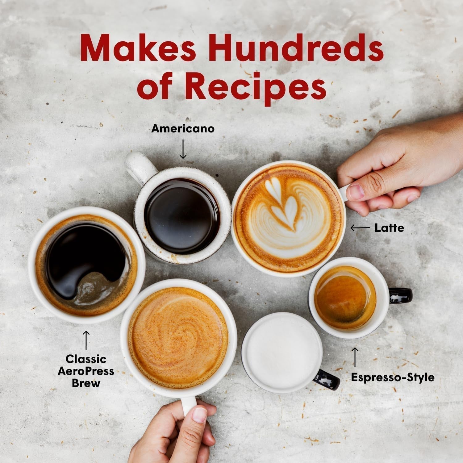 AeroPress Macchina per caffè ed espresso Originale, Caffettiera Portatile Livello Barista con Camera, Stantuffo e Filtri, Macchina per Caffè Rapido ed Espresso