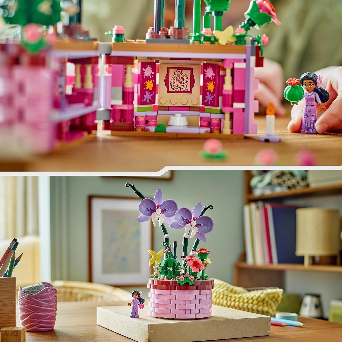 Vaso da fiori LEGO Ç€ Disney Encanto Isabella, set di orchidee giocattolo da costruire per bambini, set da costruzione decorativo con mini bambola del personaggio del film, idea regalo per ragazze e ragazzi a partire da 9 anni 43237 Set da costruzione Beuche den LEGO-Store