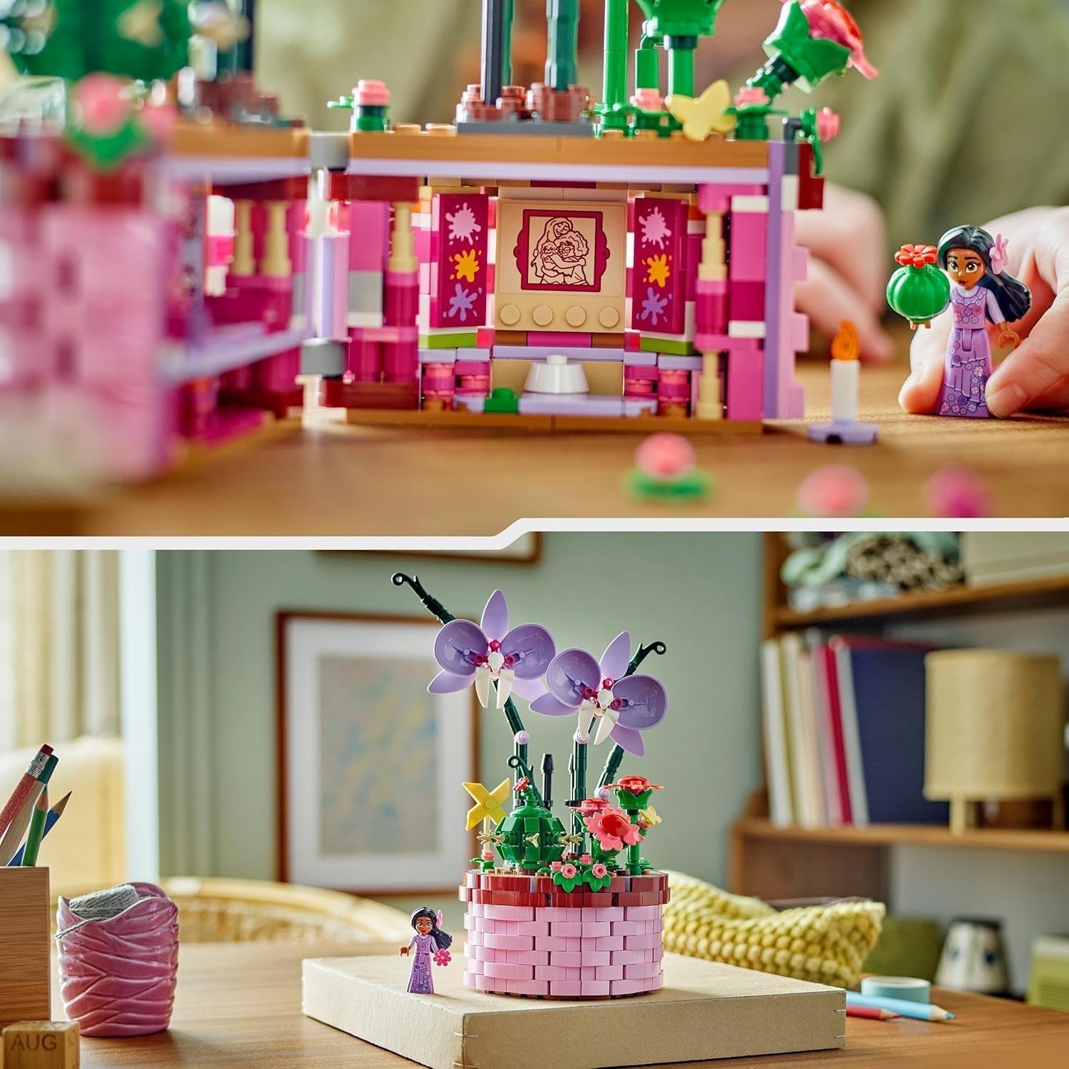 Vaso da fiori LEGO Ç€ Disney Encanto Isabella, set di orchidee giocattolo da costruire per bambini, set da costruzione decorativo con mini bambola del personaggio del film, idea regalo per ragazze e ragazzi a partire da 9 anni 43237 Set da costruzione Beuche den LEGO-Store