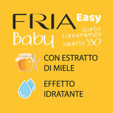 Salviette umidificate Easy Baby con Aloe Vera ed Estratto di Miele Idratante per la Pelle, Dermatologicamente Testate, Confezione da 330 Salviette