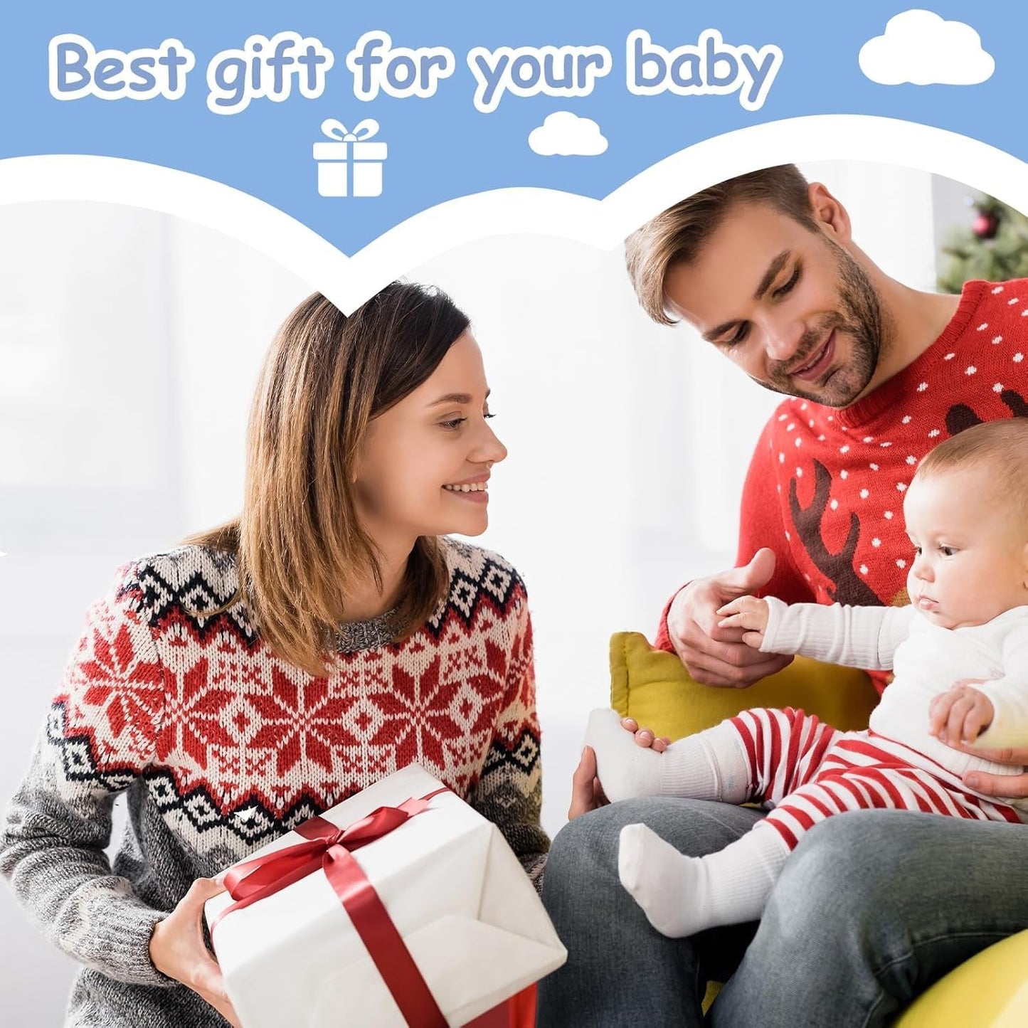 Massaggiagengive per bambini [Originale] - Giocattolo per massaggiagengive in silicone, fantastico massaggiagengive, ausilio per la dentizione, senza BPA | Giocattoli, accessori e regali per bambini dai 3 mesi in su | Confezione da 4