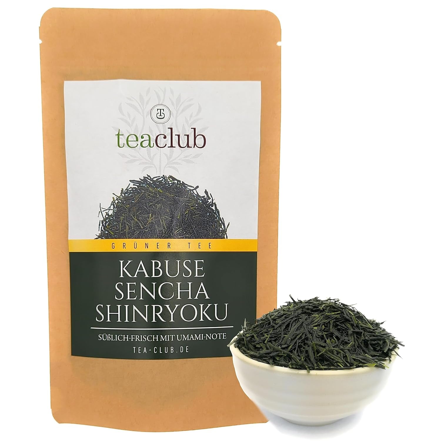 Tè verde Sencha First Flush Kabusecha sfuso 100g, tè verde giapponese Kabuse Sencha Shinryoku, tè verde giapponese Teaclub