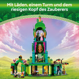 LEGO Wicked Benvenuto a Emerald City, giocattolo torre, mini bambole Glinda ed Elphaba, regalo per gli appassionati di cinema e per ragazze e ragazzi dai 9 anni che amano le case delle bambole 75684 Set da costruzione Besuche den LEGO-Store
