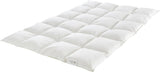 Badenia Trendline Eco caldo piumino con 90% piumino e 10% piume classe I, 135 X 200 cm, bianco, certificato Oeko-Tex, prodotto secondo lo standard di qualità tedesco Trapunte e trapunte Naty Shop