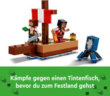 LEGO Minecraft Il Viaggio sulla Nave Pirata Calamari e Cammello Figura del Pirata Giocattolo di Costruzione di una Nave Gioco di Ruolo Regalo per Ragazzi e Ragazze di 8 Anni 21259 Set di Costruzioni Besuche den LEGO-Store