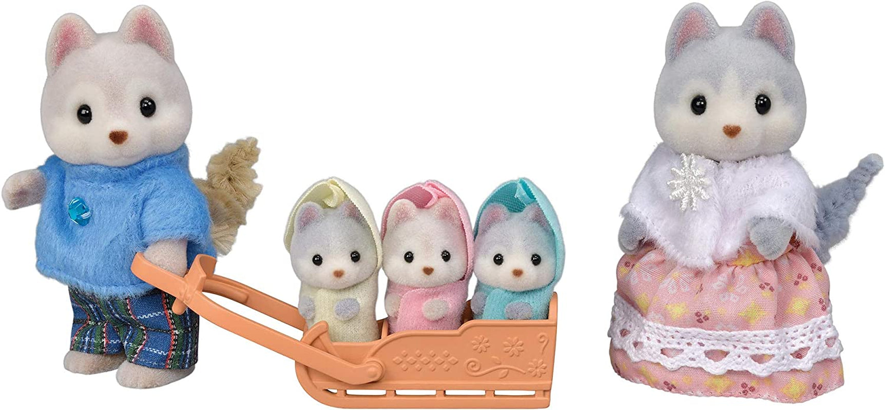 Sylvanian Families L5636 Titolo predefinito del negozio Naty delle bambole della famiglia Husky