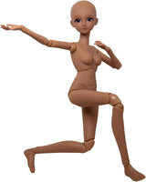 1/3 bambola BJD corpo della bambola in pelle marrone nera 60 cm 24 pollici giunto sferico SD bambole giunti mobili PVC fai da te (Alexia)