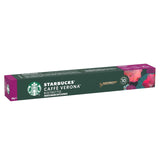 STARBUCKS Caffé Verona di Nespresso, Dark Roast, Kaffeekapseln 10 x 10 (100 Kapseln)
