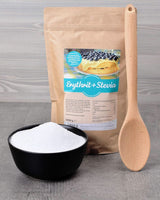 Eritritolo + Stevia Sostituto naturale dello zucchero senza calorie 1:1, 1 Kg Dolcificanti Naty Shop