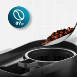 Cecotec Coffee 66 Grind & Drop Caffettiera a goccia essenziale. 1086 W, macinacaffè a lame, fino a 12 tazze, tecnologia Extreme Aroma, digitale, acciaio inossidabile, spegnimento automatico.