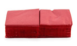 Ser22206772 Lampada a sospensione Coktail, tovagliolo, 20 X 20, 2 veli, piega 1/4, 100 tovaglioli con bordo singolo, rosso
