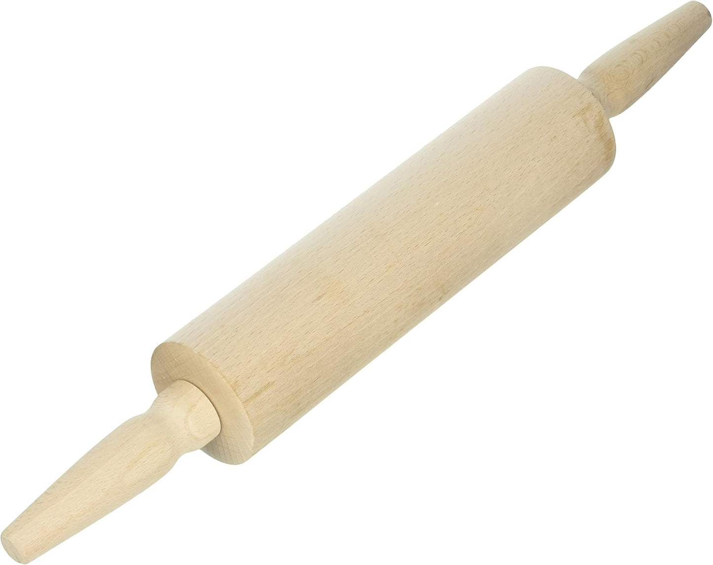 Zenker Mattarello in legno di faggio - Mattarello di alta qualità per pasta e fondente, 43 x 6 x 6 cm, Marrone