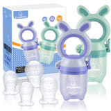 Tétine Pour Bébé/Tétine à Fruit/Tetine Grignoteuse Bebe/Tétine D'alimentation Pour Bébé - Giocattolo per la dentizione Pour Bébé, senza BPA (confezione da 2)