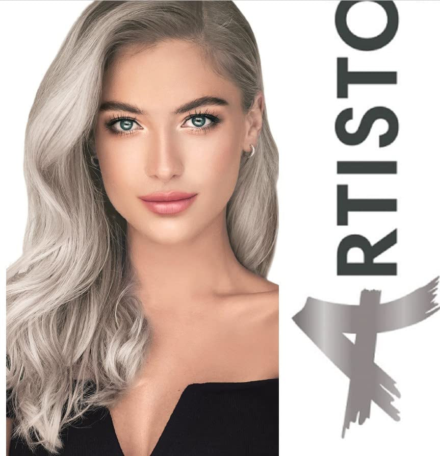 Color & Care tinta permanente per capelli 120 ml, risultato professionale, copre i capelli grigi, arricchita con complessi oli per la cura - Tinta per capelli a lunga durata (10.1 Biondo cenere super chiaro) Tinture per capelli Naty Shop
