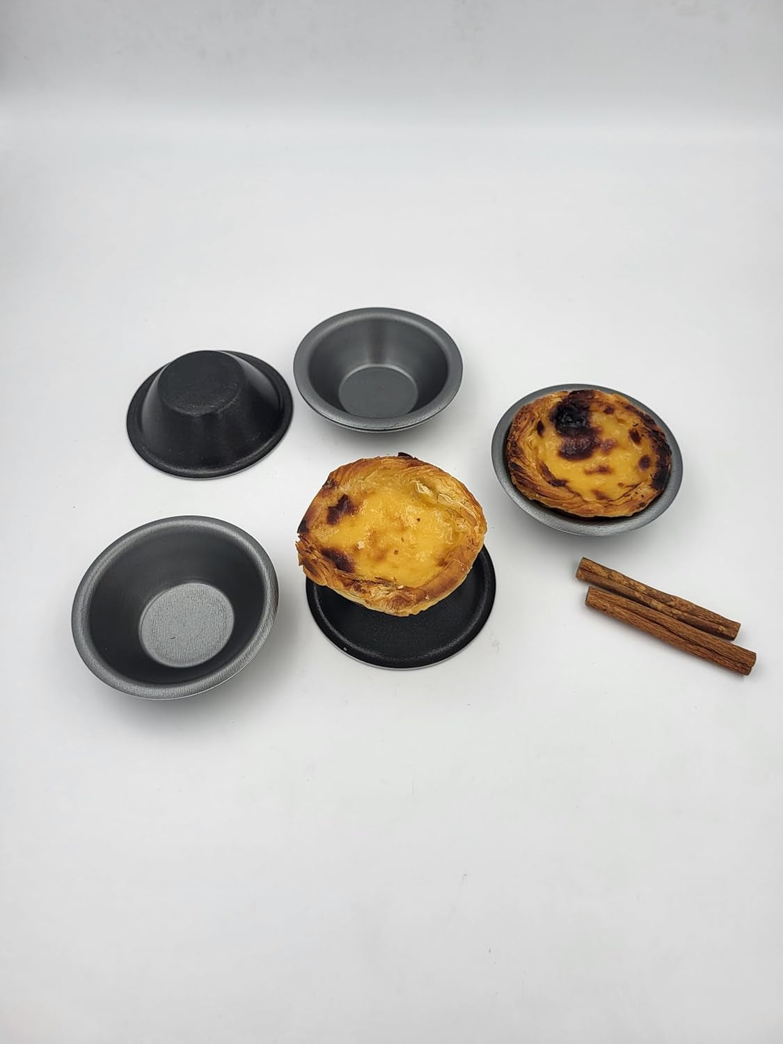 43027, pasta frolla, 6 forme, Ø 5 cm x h 1,5 Stampi e teglie per pasticceria Naty Shop