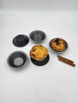 43027, pasta frolla, 6 forme, Ø 5 cm x h 1,5 Stampi e teglie per pasticceria Naty Shop