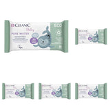 Salviettine umidificate Cleanic Baby Eco Pure Water – (1 x 50 pz.) Salviette umidificate per bambini e neonati – senza profumo, lavabili, pelle sensibile – 50 pz.