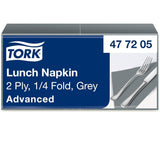 Tork 477840 Tovaglioli pranzo color lime / Tovaglioli a 2 veli per piccoli pasti o snack / Qualità avanzata / Tovaglioli di carta 10 X 200 (2000) / 32,6 X 33 cm (L X P) / Piega 1/4