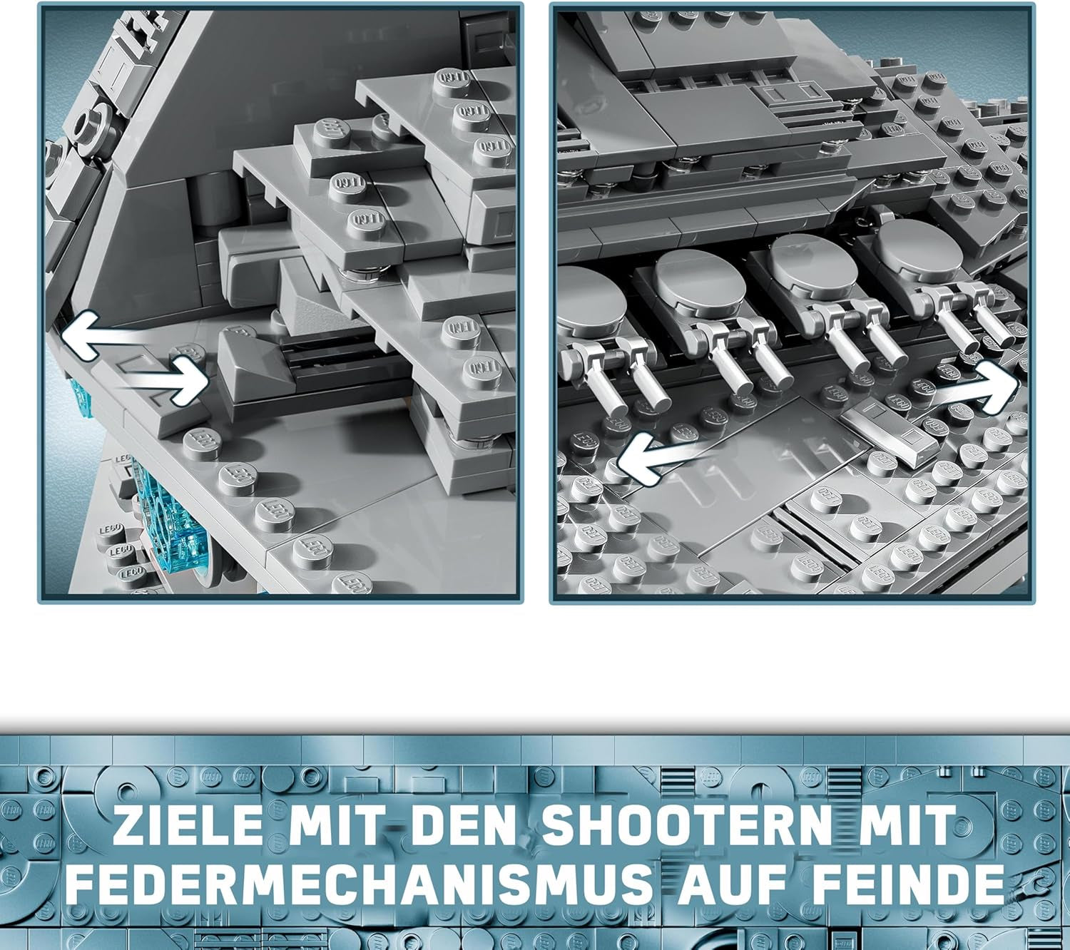 LEGO Star Wars Imperial Star Destroyer, set astronave, giocattolo da costruzione, set da gioco Darth Vader e Cal Kestis, regalo di compleanno per ragazzi, ragazze e fan 75394 Set da costruzione Acquista il negozio LEGO