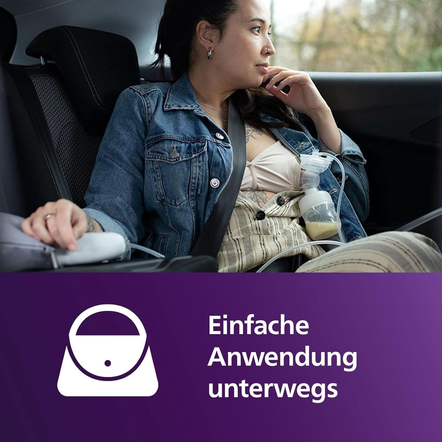 Elektronische Philips Avent Einzelmilchpumpe Premium - Mit Natural Motion Technologie, Wiederaufladbarem Akku, Timer-Anzeige (Modell SCF396/31) Accessori Alimentazione e Allattamento Bebe Naty Shop