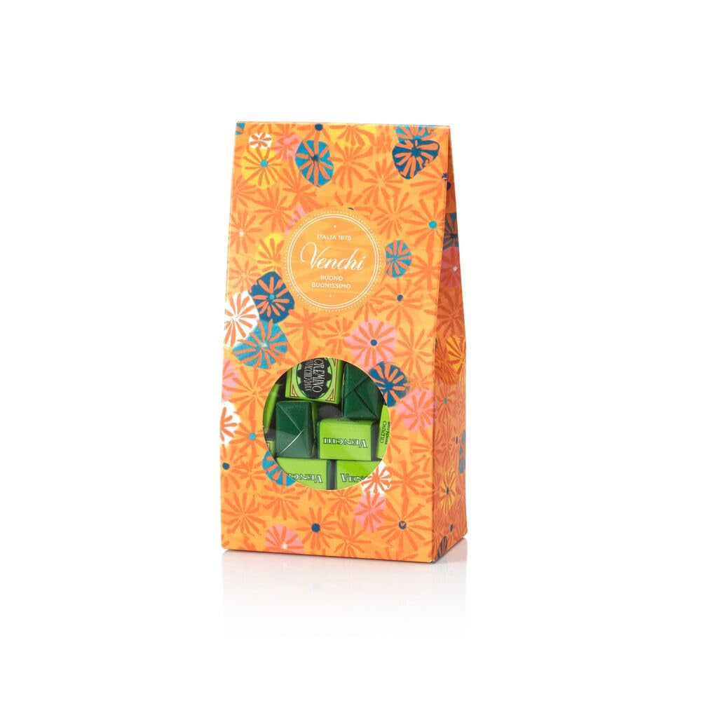 Venchi - Confezione Regalo Praline Murrine con Cremino al Pistacchio, Cioccolato Bianco, 305g, Senza Glutine, Senza Coloranti, Senza Conservanti - Idea Regalo Perfetta