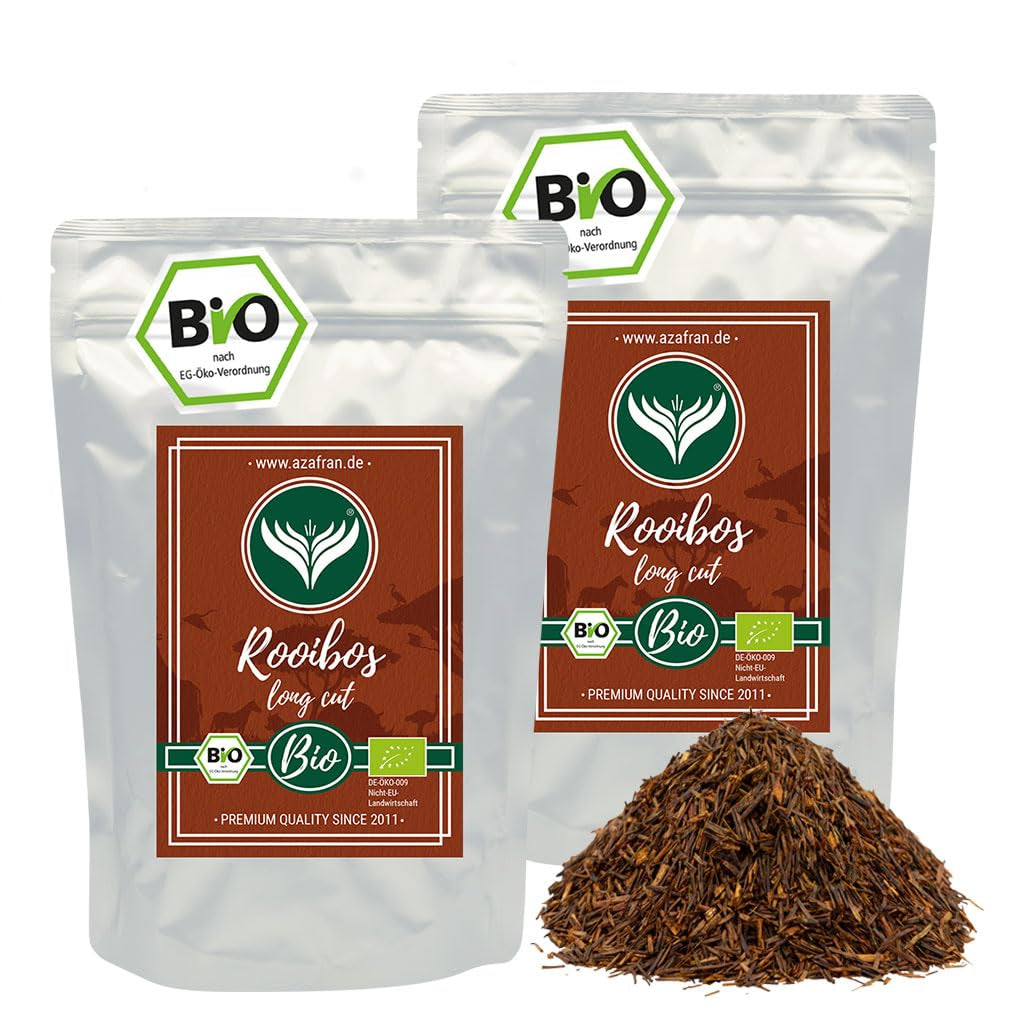 Azafran BIO Rooibos tè sfuso - Tè rooibos naturale 500 g