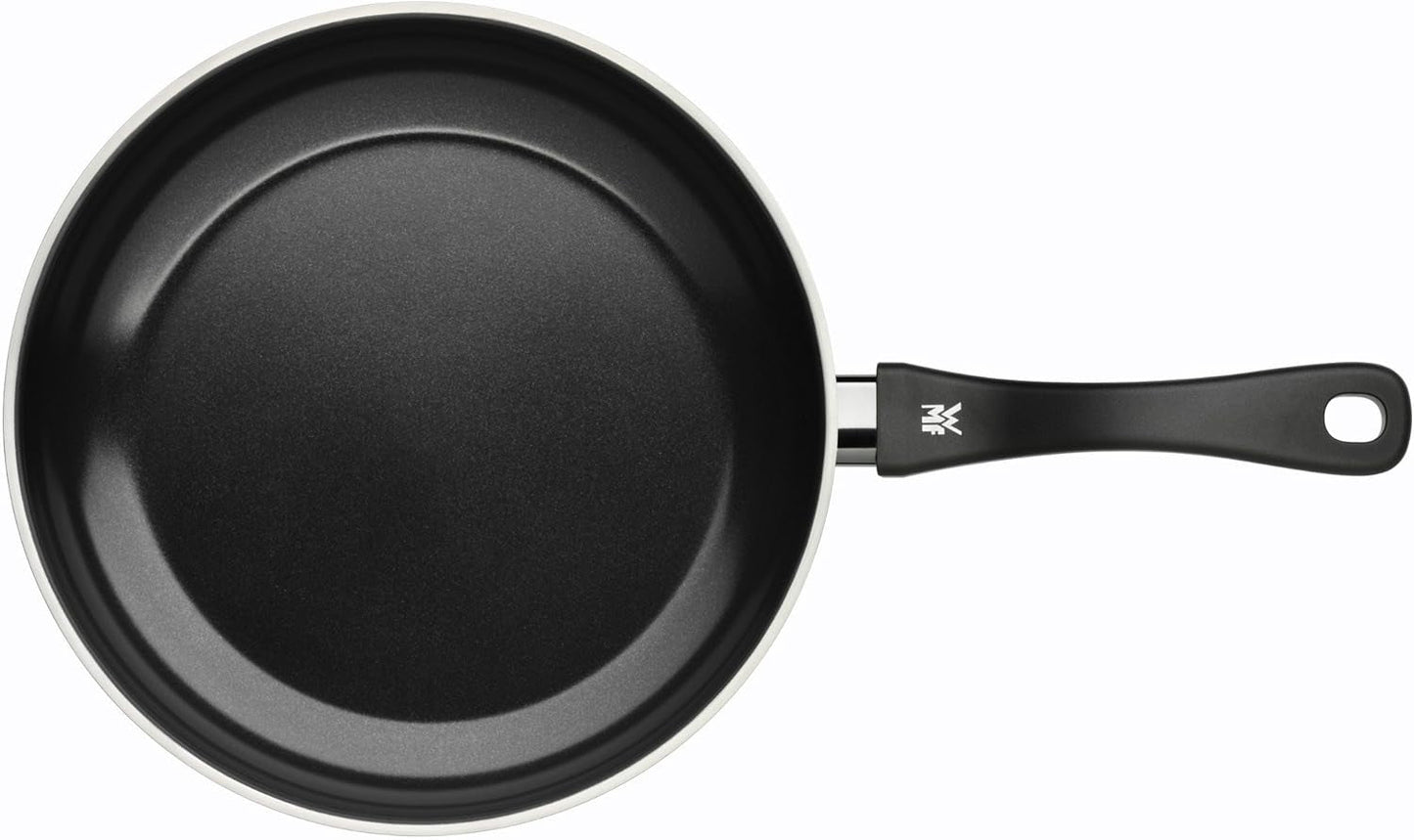 WMF Devil padella 28 cm, padella per induzione, acciaio inox Cromargan, manico in plastica Pentole e Padelle Naty Shop