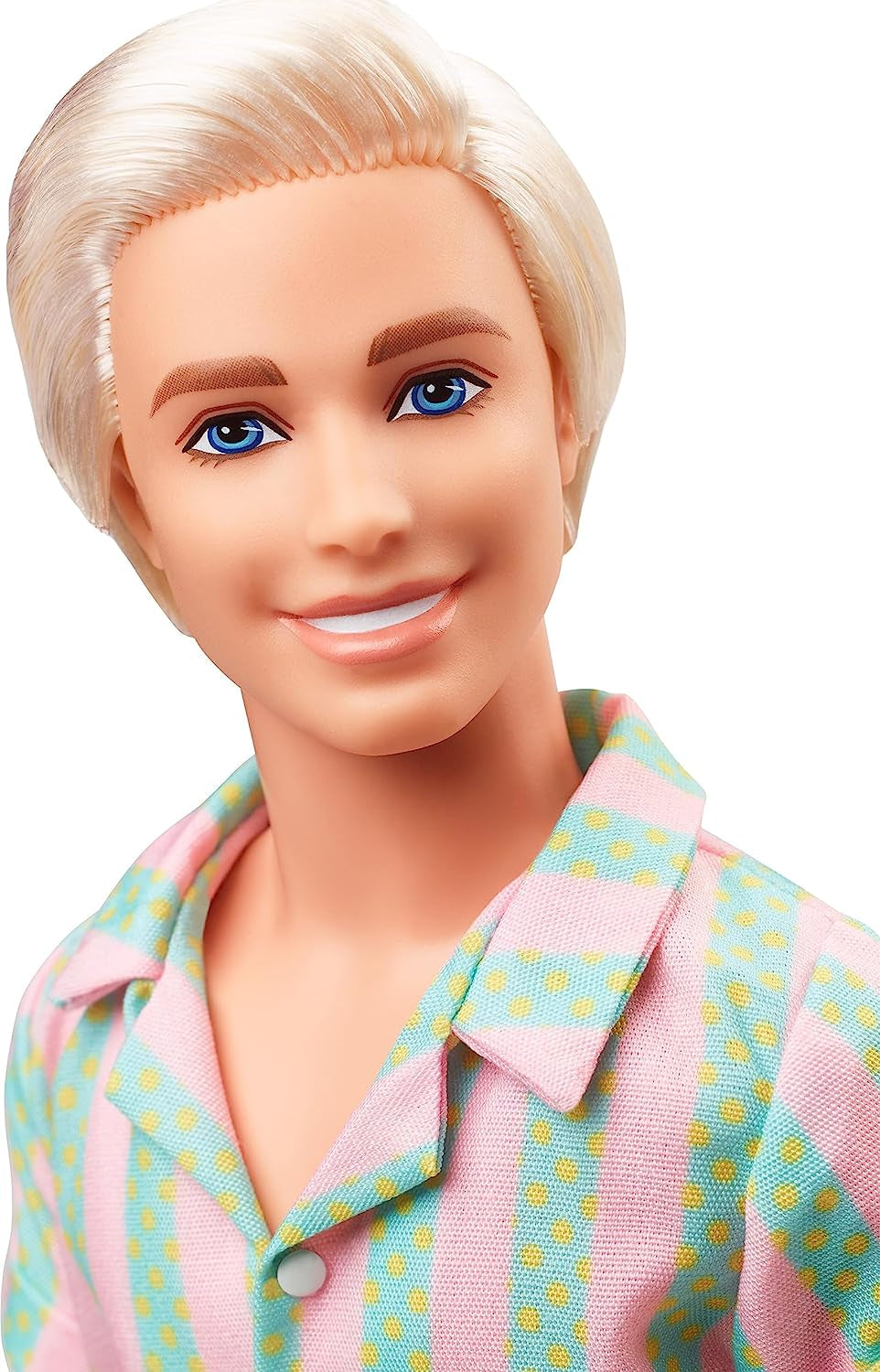 Barbie il film - Appassionati di film, bambola Ken, bambola da collezione con tavola da surf e scarpe da ginnastica, corpo mobile, capelli biondo platino, adatta come regalo per bambini di 3 anni, bambole HPJ97 Naty Shop