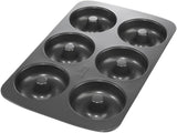 Birkmann, Easy Baking, Donutblech, Backform Für 6 Donuts, Mit Hochwertiger Antihaftbeschichtung, Ø 9 Cm, Mit Rezept, 881631 Stampi e vassoi per cuocere Naty Shop 6Er Donut-Blech