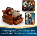 LEGO Harry Potter La capanna di Hagrid: set una visita inaspettata con 5 mini personaggi e 2 personaggi di animali, regalo per donne e uomini, giocattolo di avventure magiche, set fantasy 76428 Set di costruzione Beuche den LEGO-Store