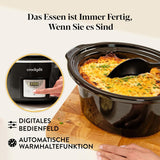 Pentola a cottura lenta digitale Crockpot, 3,5 L (da 3 a 4 persone), CSC113X Pentola a cottura lenta Naty Shop