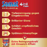 Somat Excellence plus 4In1 Caps (50 Caps), pastiglie per lavastoviglie Naty Shop