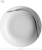 Servizio da tavola combinato Mäser, porcellana TAJO, bianco, 40 x 60 x 40 cm