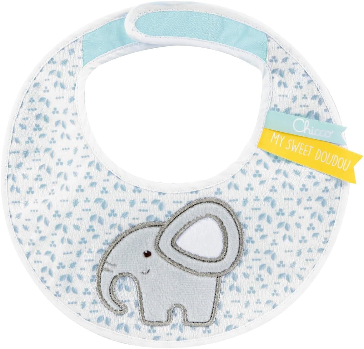 Set regalo pappa Chicco Dou Dou, set bavaglino, seggiolone giocattolo con ventosa a forma di simpatica gallina, con due sonagli colorati, facile da catturare a partire da 6 mesi Baby Toys Naty Shop