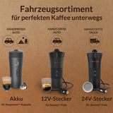 Handpresso - Carrello Handcoffee 21010 | Macchina per caffè espresso con capsule Senseo per camion 24V | Macchina per caffè espresso per camion 24 V, macchina per caffè espresso a capsule da viaggio | Macchina per caffè espresso da camion 24V da viaggio