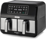 Kenwood Khealthy Twin Airfryer, 8L (2X4L), doppia camera, 8 programmi, funzione Dual Cook & Sync Finish, touch screen Elettrodomestici Naty Shop Default Title