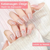 Kiiwah 48 pezzi unghie corte quadrate unghie artificiali rosa colla su punte per unghie corte punte per unghie finte