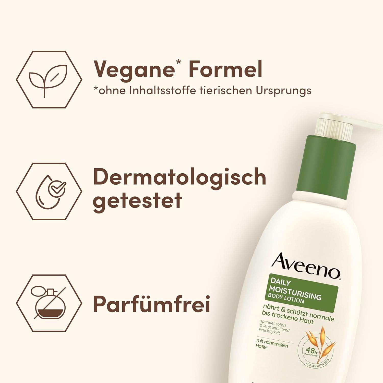 Aveeno Lozione Corpo Idratante Quotidiana, 300 ml Cosmetici e Bellezza Naty Shop