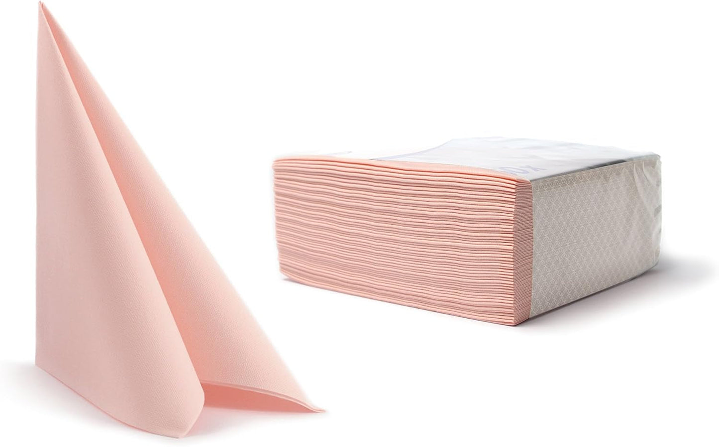 Tovaglioli Alvotex CHIC Airlaid 50, Simil-tessuto, Tovagliolo usa e getta di alta qualità, Rosa, 40X40Cm, As40X40