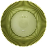 elho Vibes Fold Bowl 25 - Vasi da fiori per interni - 100% plastica riciclata - Ø 24,9 x H 12,1 cm - Verde/Ferngrün