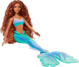 Mattel Disney Ariel - Bambola La Sirenetta, Ispirata al film La Sirenetta, Giocattolo Sirena, Posizionabile, Regali Disney, Giocattolo per bambini dai 3 anni in su, HLX08