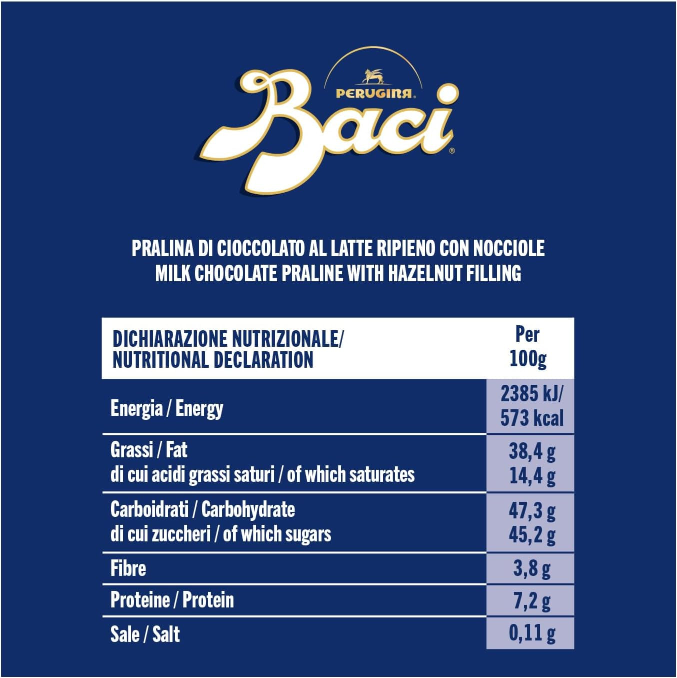 Cioccolatini con ripieno di cioccolato al latte e nocciola, scatola da 200g