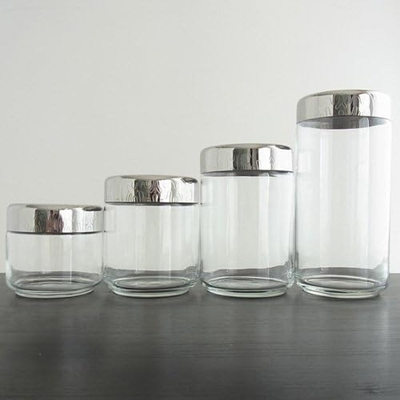 Alessi MW21/75 Barattolo da cucina in vetro satinato 75 cl Contenitori per alimenti Naty Shop