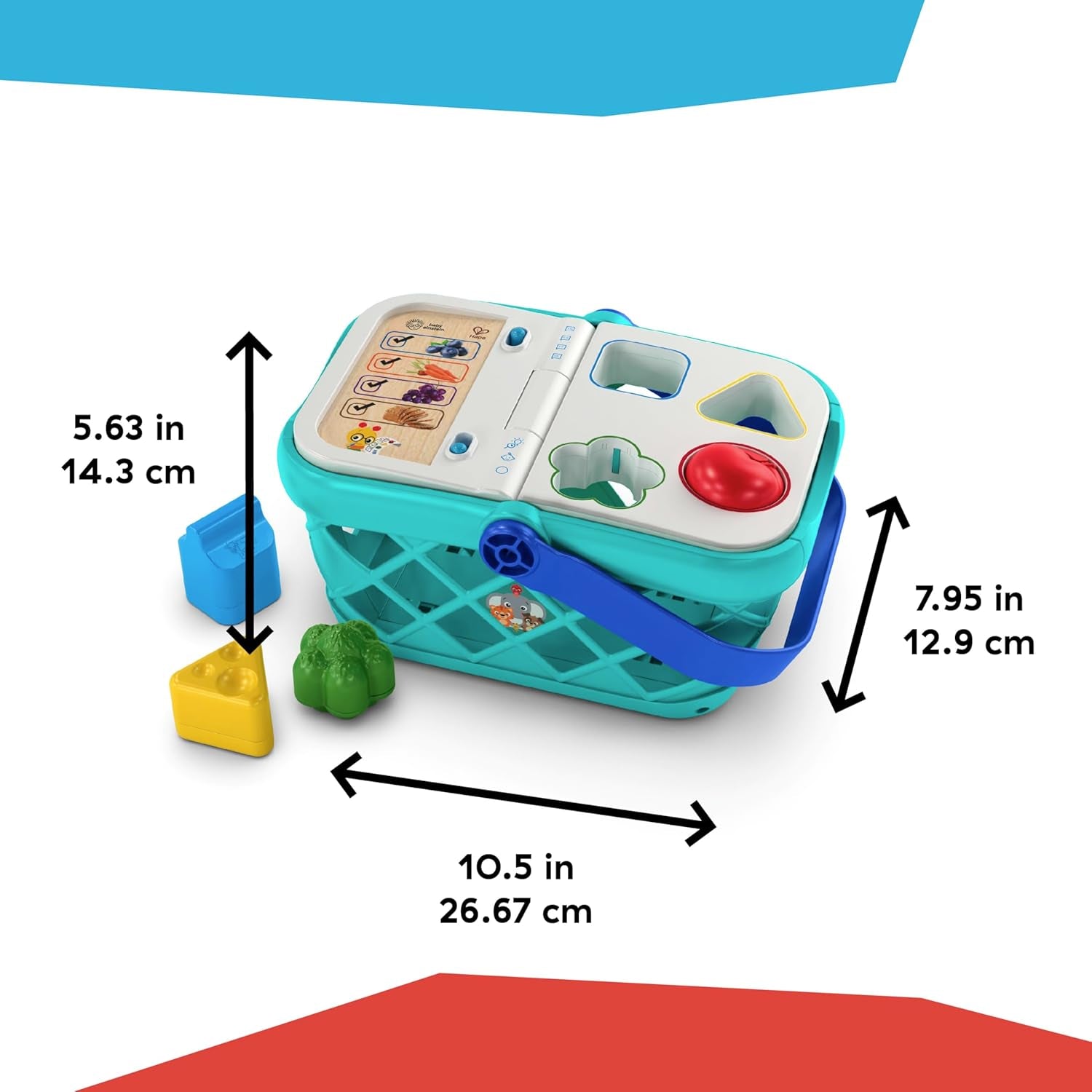 Baby Einstein + Hape Magic Touch Registrati Giocattolo Fai Finta di Check Out, con suoni e musica reali, da 9 mesi in su Bebe Toys Naty Shop