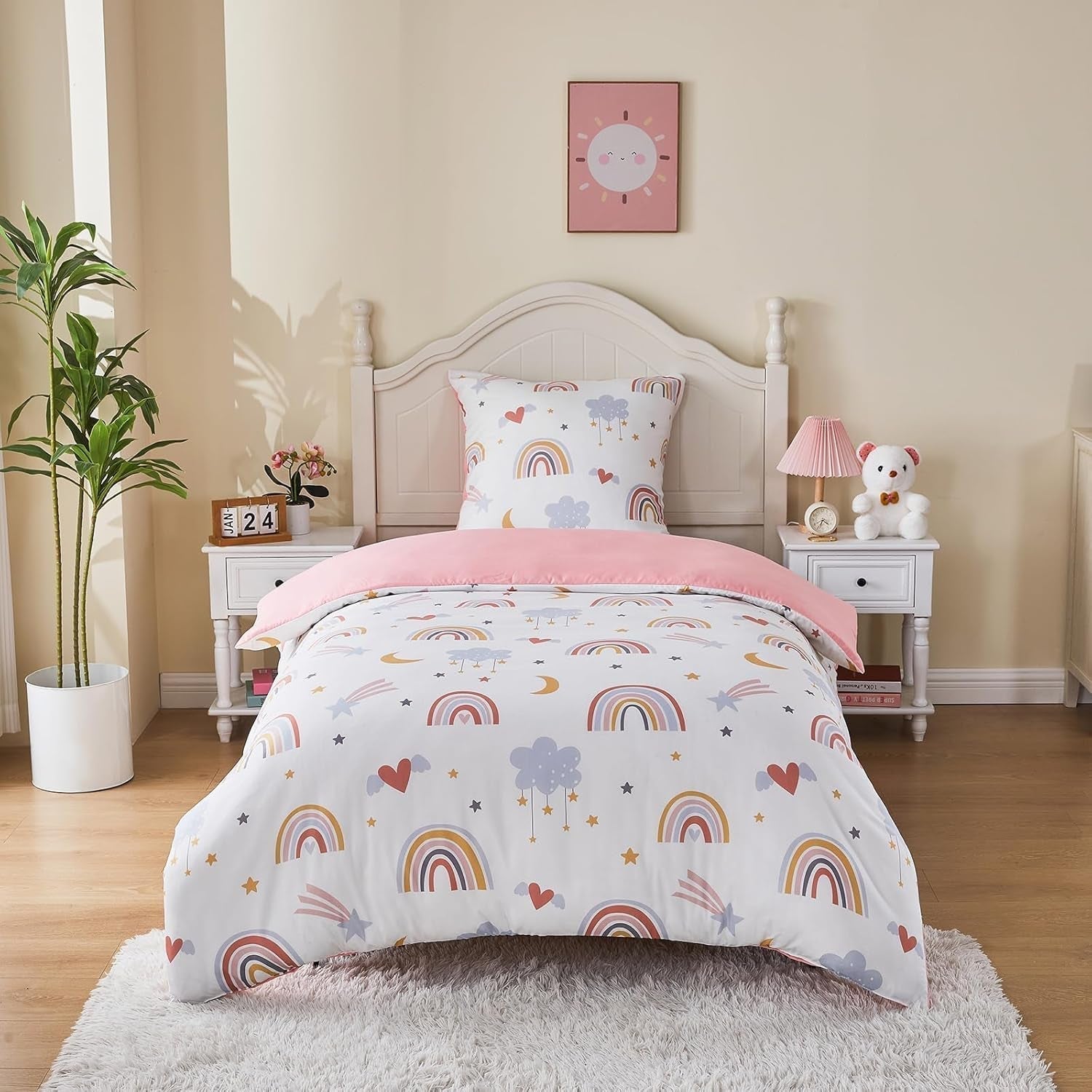 Biancheria da letto per bambini, Arcobaleno, microfibra Biancheria da letto - bambini Naty Shop