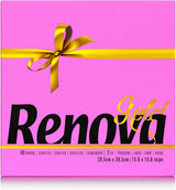 Tovaglioli di carta Renova, fucsia, 40 tovaglioli, grandi, 2 veli